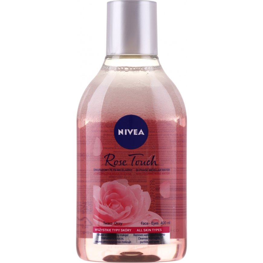 Nivea divfāzu micelārais ūdens ar rožu
