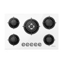 ISEASY MGBG-775 двухконфорочная плита с 5 горелками (белая) ISEASY MGBG-775 двухконфорочная плита с 5 горелками (белая)