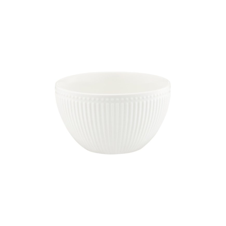 Garbanotas porcelāna salātu bļoda 14 cm balta AMBITION – 2