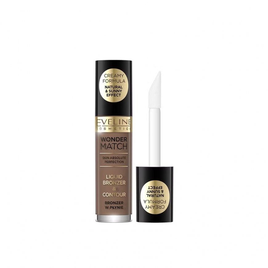Eveline Cosmetics Wonder Match vedel pronksimise ja kontuurimise toode 02, 4,5 ml