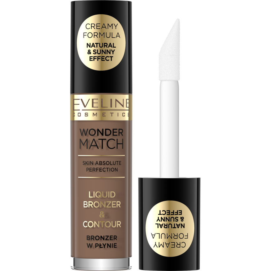 Eveline Cosmetics Wonder Match Liquid Bronzer & Contour 02, 4.5 ml – 2