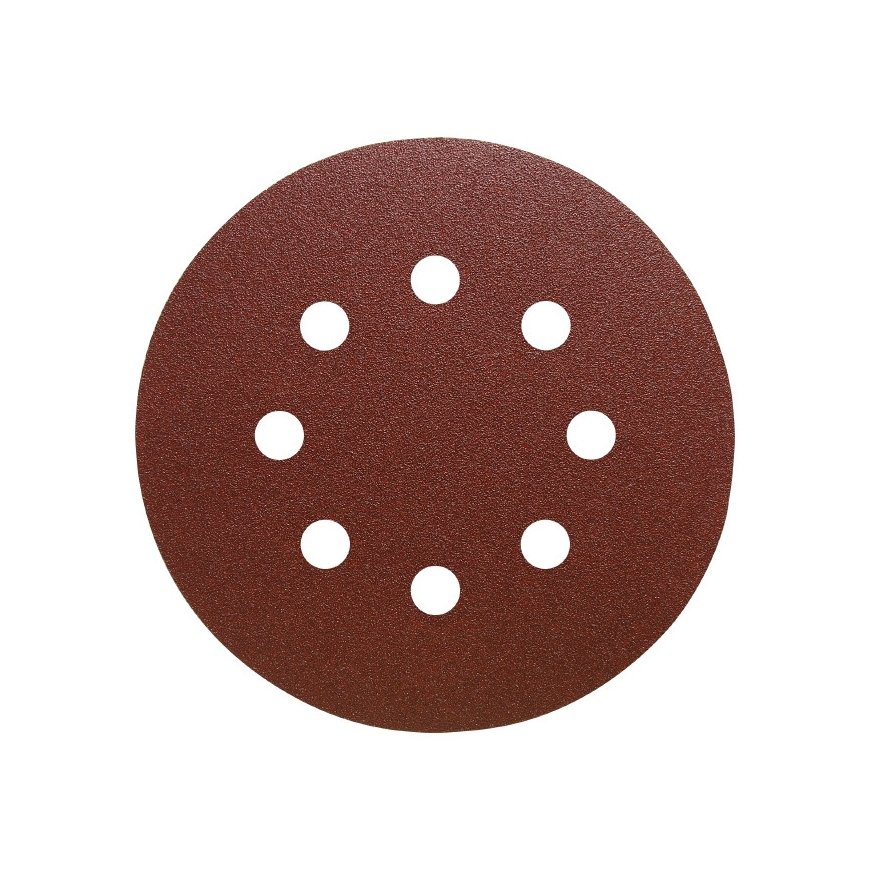KLINGSPOR HIONKUSERITTI ABRAZYVIDEN DISK 125mm PL28CK gr.180 GLS5 8-KIUČIŲ / 50 kpl.