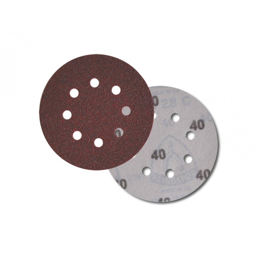 KLINGSPOR SAMOGLITS DISKS 125mm PL28CK gr.180 GLS5 8-KIUČIŲ / 50 gab. – 2