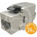 Solarix MULTIPACK 24 kpl - Keystone CAT5E STP RJ45 itsenäisesti leikkaava SXKJ-5E-STP-BK-SA Solarix MULTIPACK 24 kpl - Keystone CAT5E STP RJ45 itsenäisesti leikkaava SXKJ-5E-STP-BK-SA