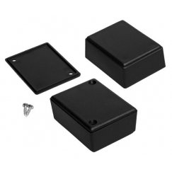 Plastmasas kaste Kradex Z68 melna 64x49x27mm