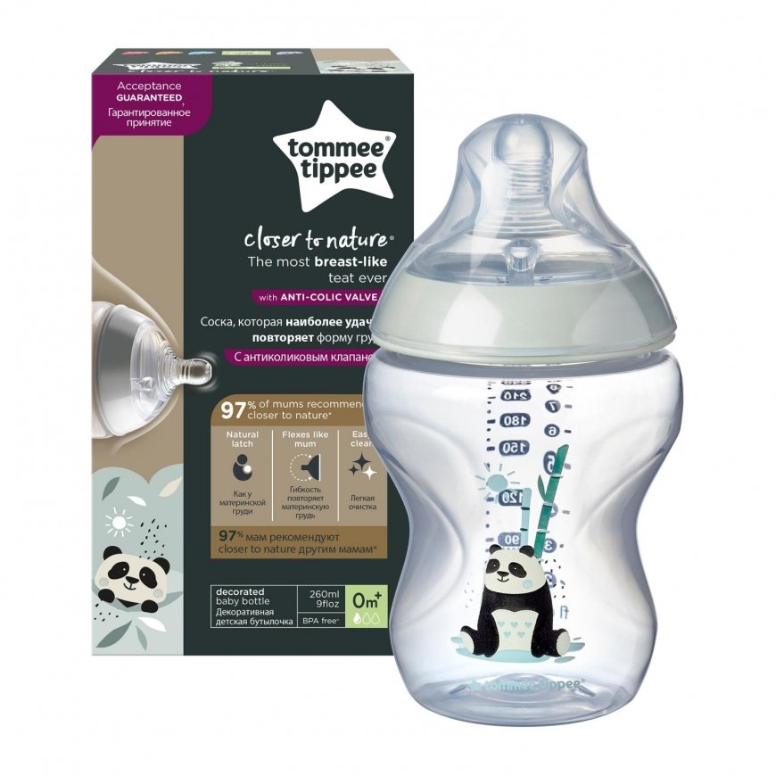 Tommee Tippee TOMMEE TIPPEE dekorēts pudelīte