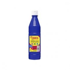 JOVI Tempera Paint in Bottle, 500 ml, Dark Blue Color.