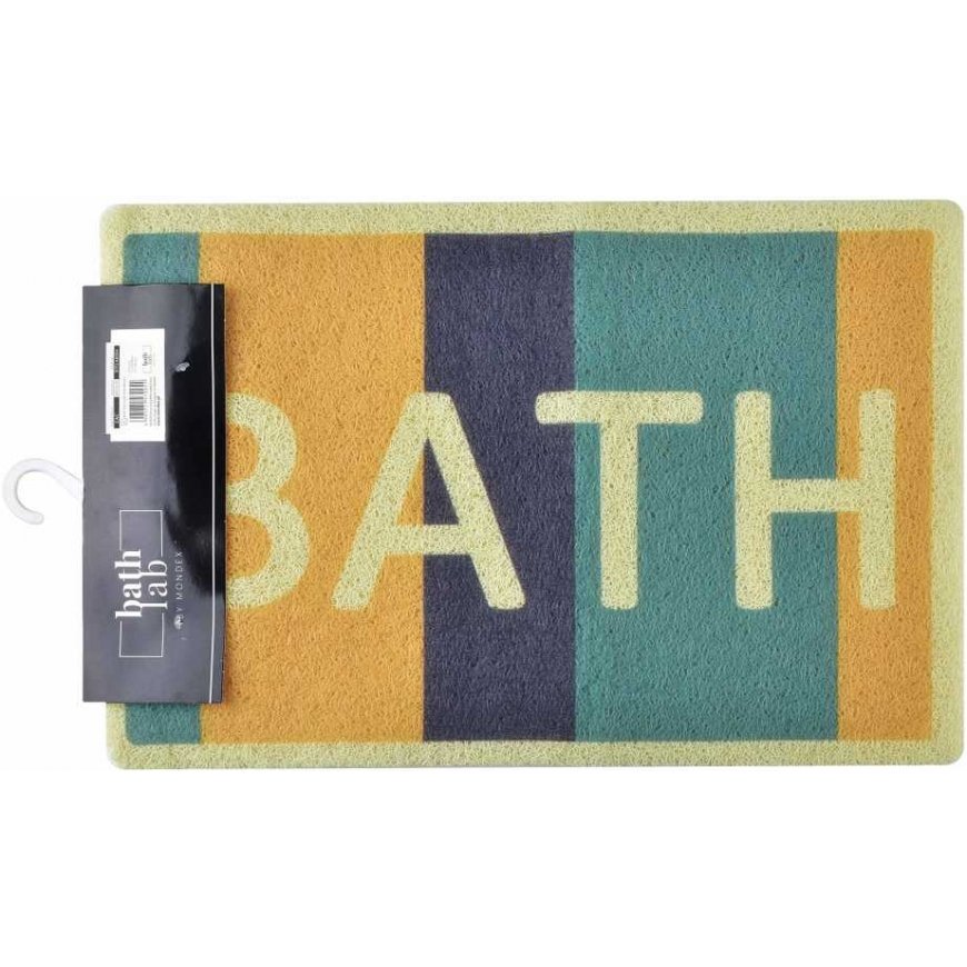 Bathlab ZAC vannamat 38x58cm plastikust punutud