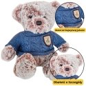 Lean Toys Gray Plush Bear 21 cm with Blue Sweater Lean Toys Gray Plush Bear 21 cm with Blue Sweater