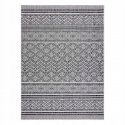 VINEA Black Boho Style Rug 120x170 by Hakano