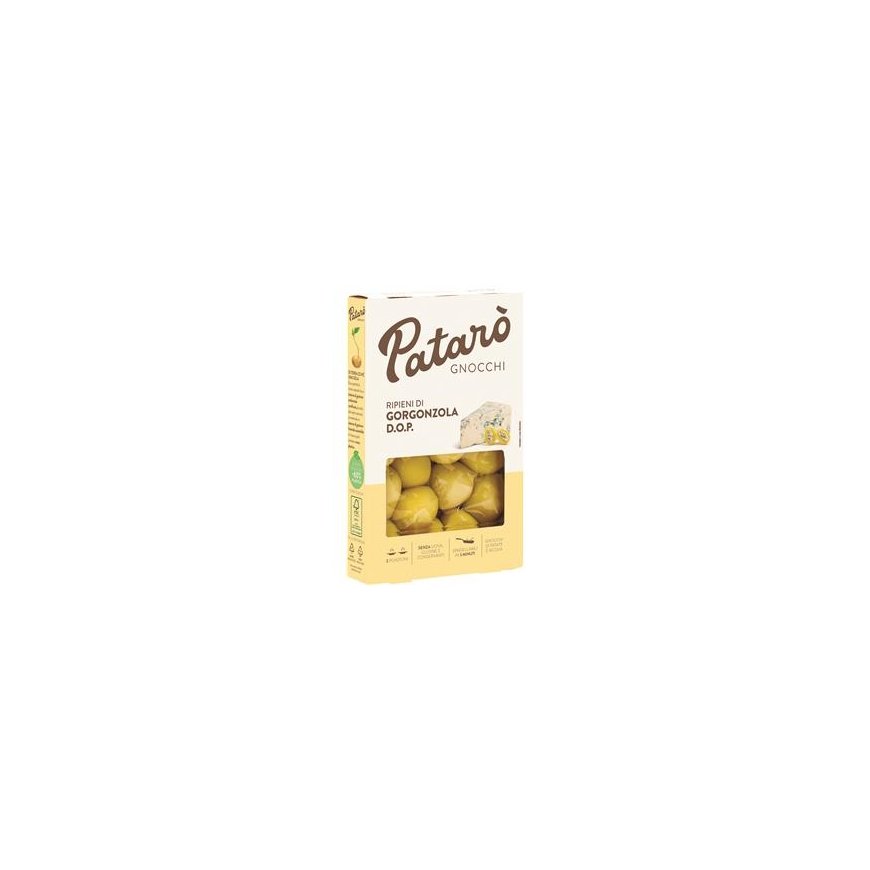 Itāļu kartupeļu gnocchi PATARO ar Gorgonzola siera pildījumu, 400g