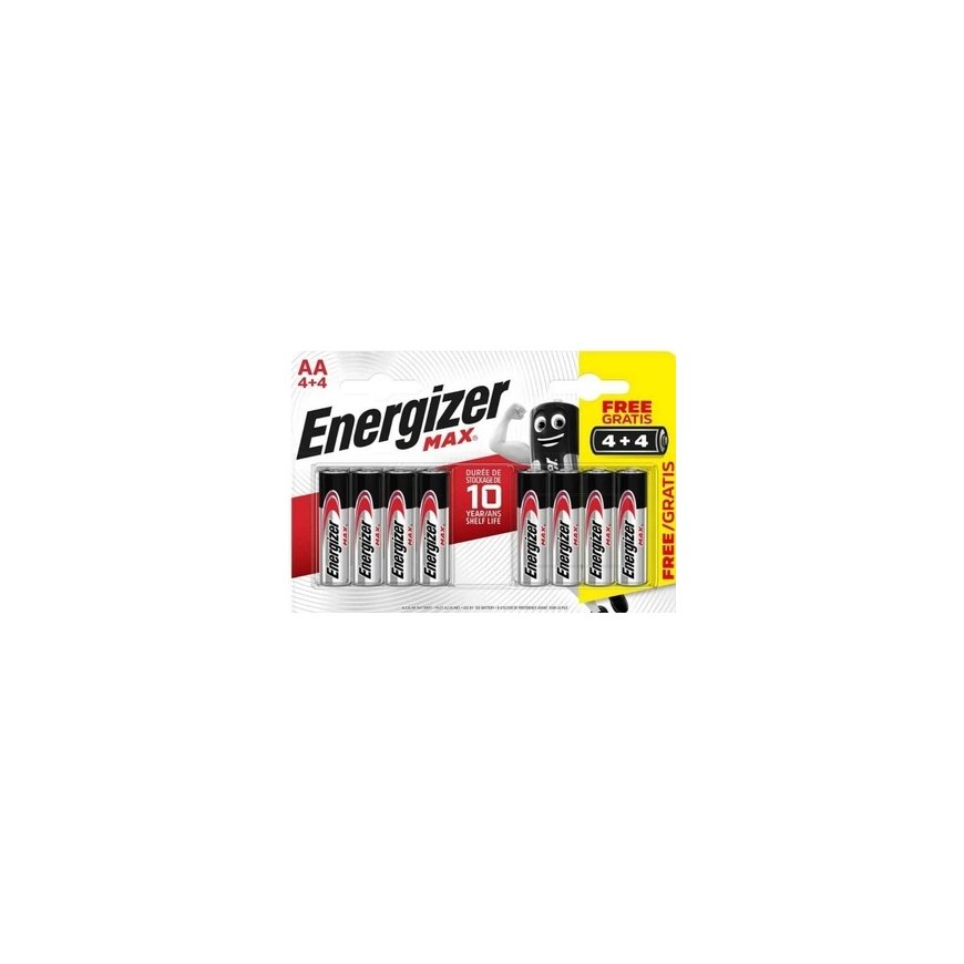 Energizer LR6/8 Max AA 4+4 бесплатно