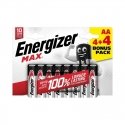 Energizer LR6/8 Max AA 4+4 ilmaiseksi Energizer LR6/8 Max AA 4+4 ilmaiseksi