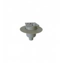 Vertical drain with stainless steel grates and sealing ring CAPRICORN, adjustable, d 50, 100-100 Vertical drain with stainless steel grates and sealing ring CAPRICORN, adjustable, d 50, 100-100
