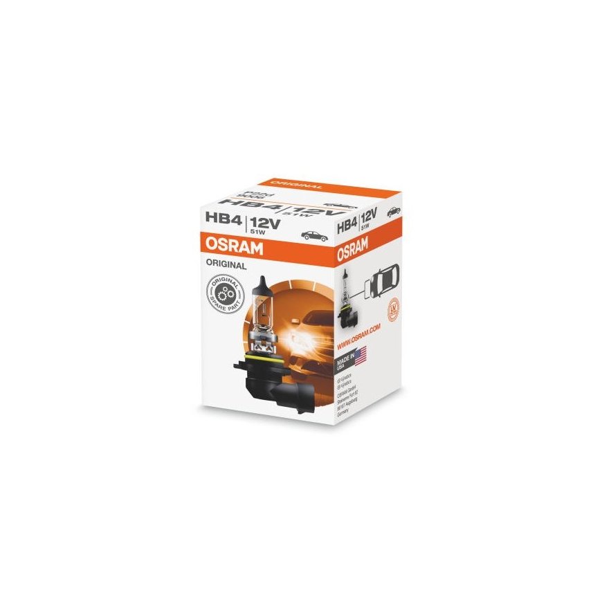 OSRAM Auto lamp HB4 51W 12V P22D (Ameerika auto) 1tk – 2
