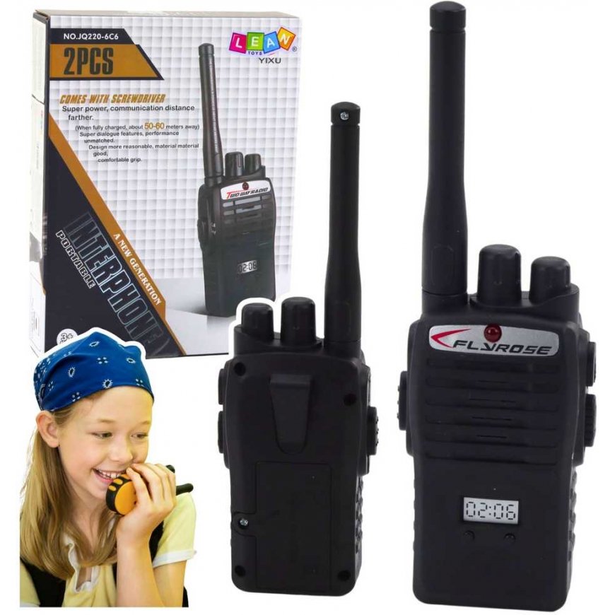 Lean Toys Lasten radiopuhelinsetti (2 kpl)