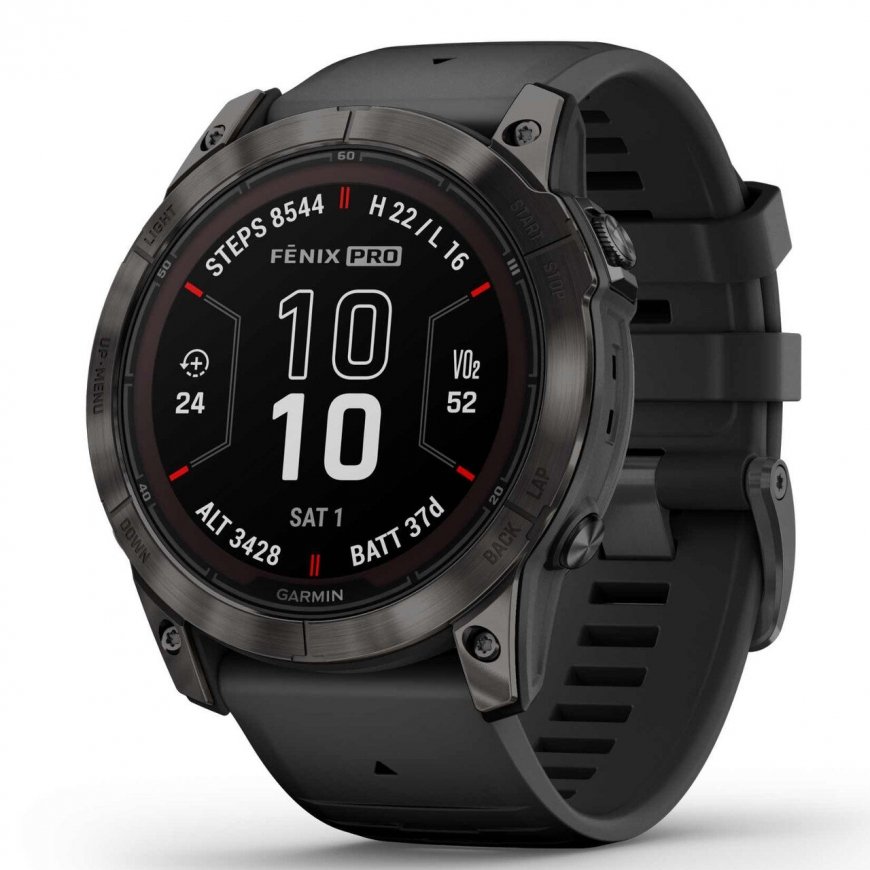Garmin Fenix 5S, 5S Plus, 6S, 6S Pro Strap - Black