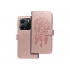 Greengo MEZZO flip case designed for XIAOMI Redmi Note 14 4G (GLOBAL – 164.84 mm x 78.15 mm x 8.16 mm) Dreamcatcher Rose Gold
