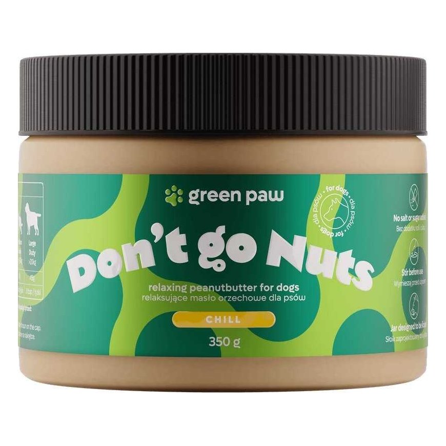 Green Paw Rentouttava maapähkinävoi koirille 350g