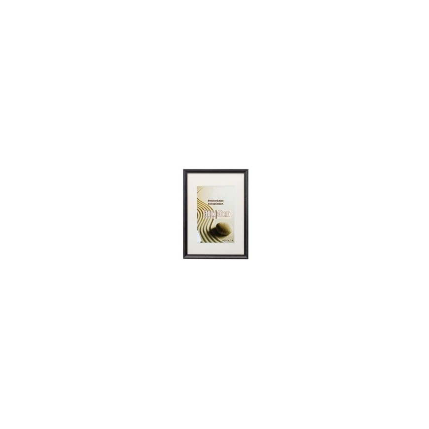 Lietuva Savex Photo Frame, wooden, 30x40 cm, black color, with stand – 2