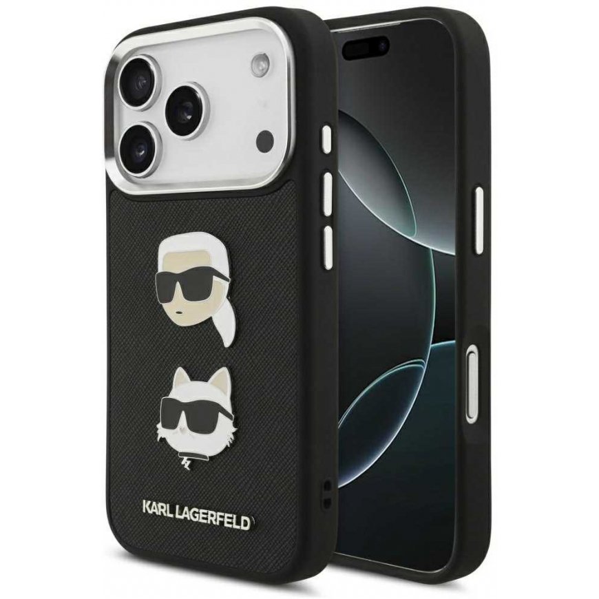 Karl Lagerfeld IML K peaga logoga „MagSafe“ kate iPhone 17, must