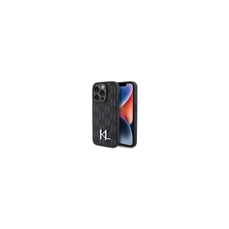 Karl Lagerfeld IML K head logo "MagSafe" case for "iPhone 17", black – 2