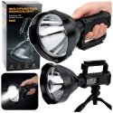 Large flashlight with tripod, LED projector, W5120, external battery, 31 cm Large flashlight with tripod, LED projector, W5120, external battery, 31 cm
