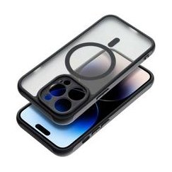 Oem FULL MATTE MAG COVER case compatible with MagSafe for Samsung Galaxy S24 FE in black color.
