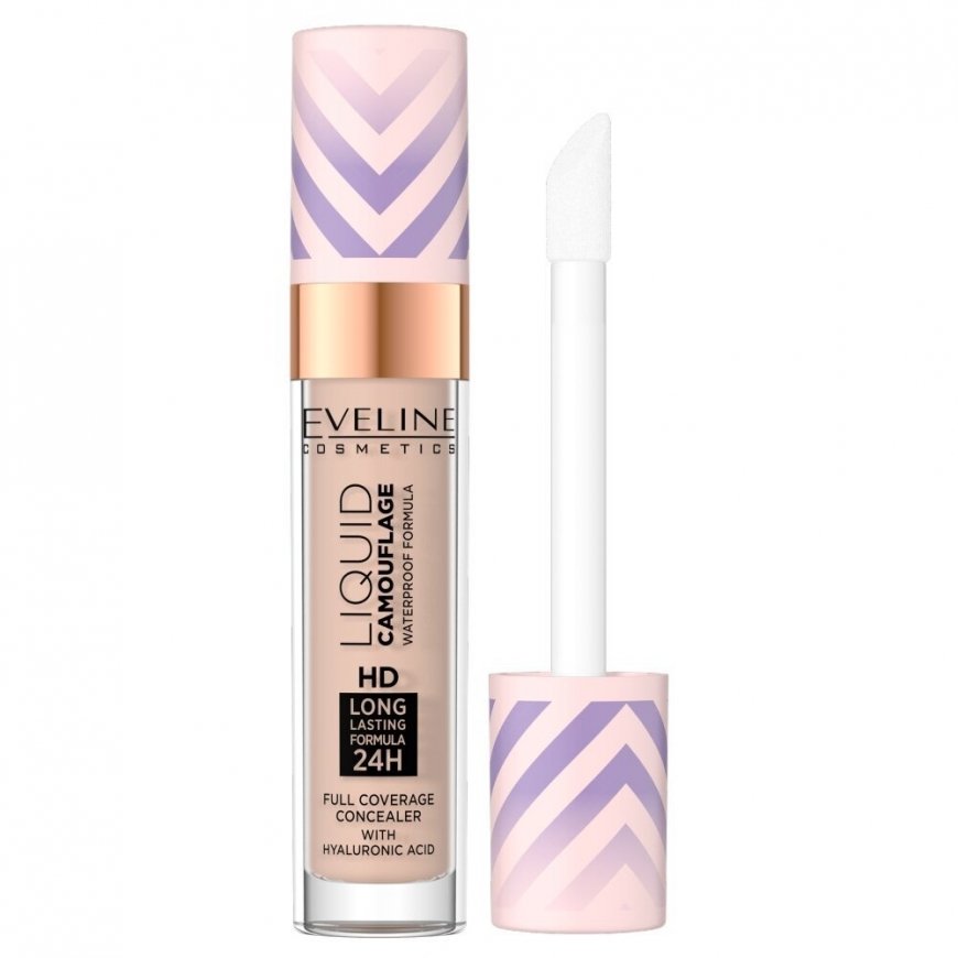 Eveline Cosmetics Liquid Camouflage HD Full Coverage Concealer 05 Light Sand, 7.5 ml