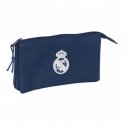 Safta Trigubas pencil case Real Madrid C.F. Dark blue 22 x 12 x 3 cm Safta Trigubas pencil case Real Madrid C.F. Dark blue 22 x 12 x 3 cm