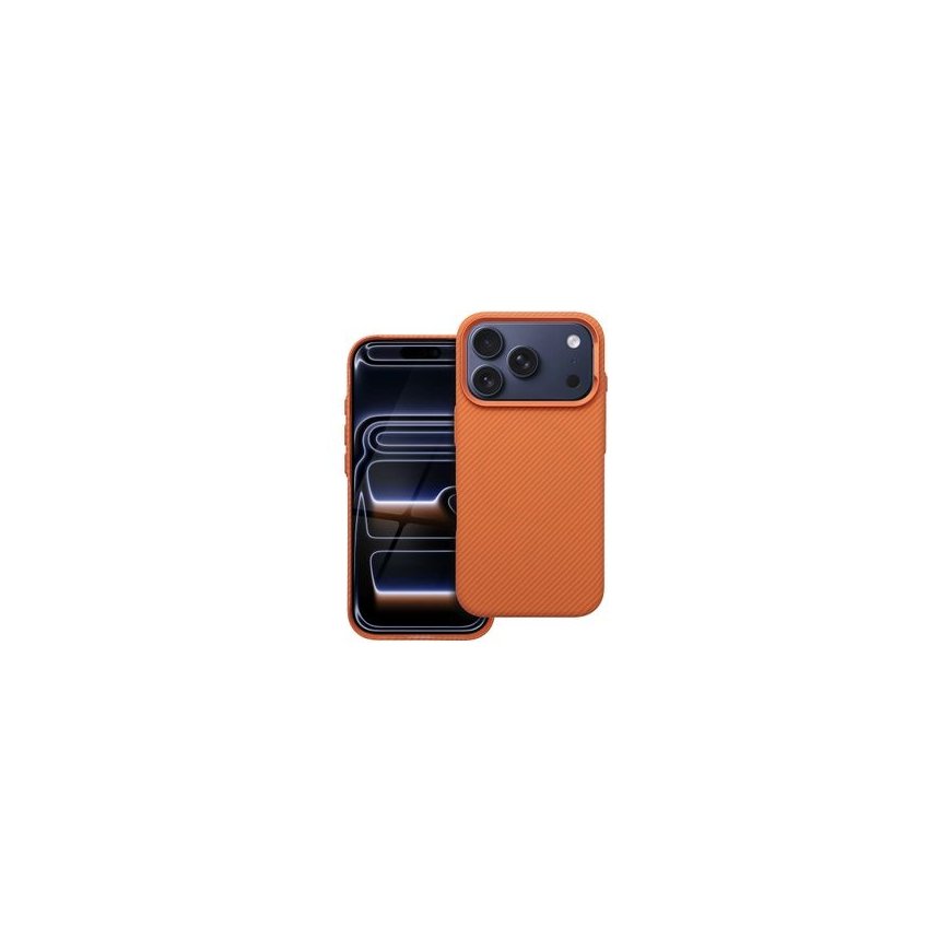 Nešiojamas arvuti „KEVLAR“ kaitserihm, ühilduv „MagSafe“ funktsiooniga, mõeldud „SAMSUNG A56“ jaoks, oranž