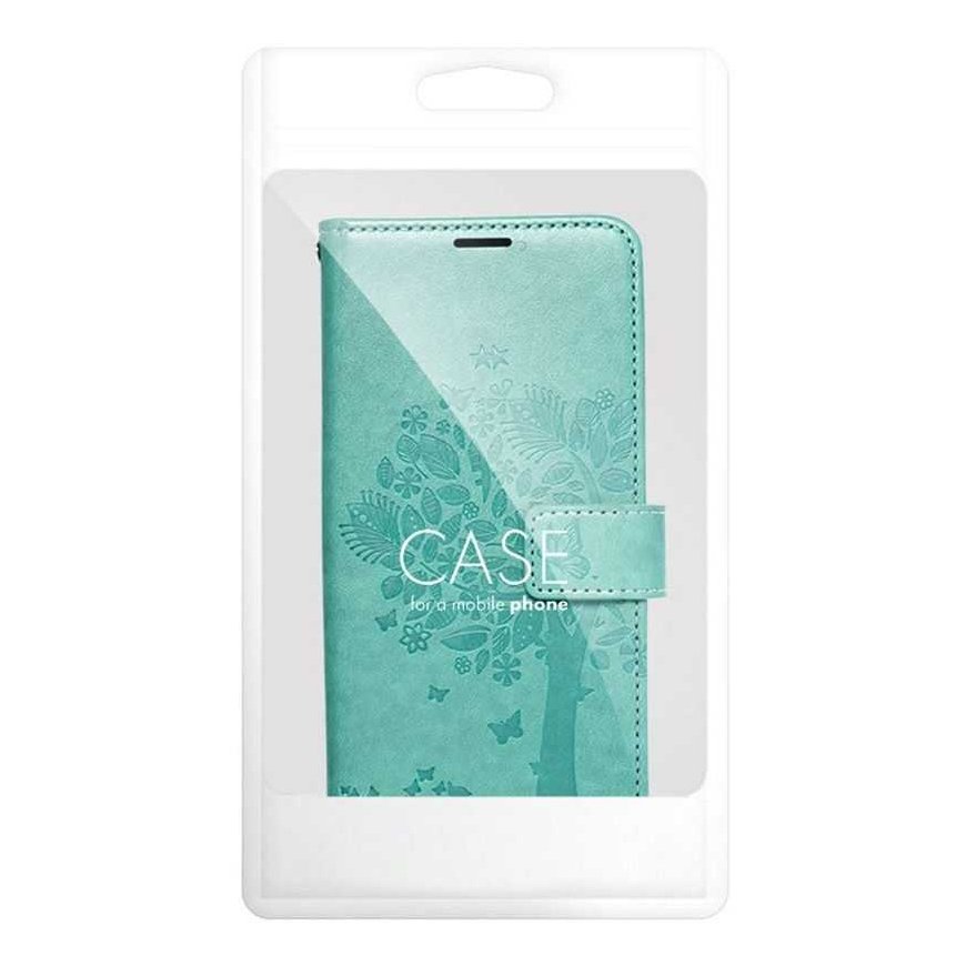 Forcell Oem MEZZO Kirjanen Samsung Galaxy A52 5G:lle / A52 LTE:lle (4G) / A52s 5G:lle, puunvihreä. – 2