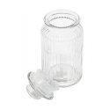 Zeller Stiklainis su briaunomis sandariu dangteliu, 1000 ml Zeller Stiklainis su briaunomis sandariu dangteliu, 1000 ml