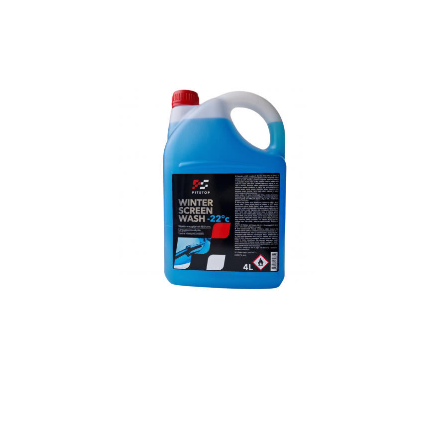 PIT STOP Winter Window Cleaning Liquid Concentrate -65°C 1L No Methanol!