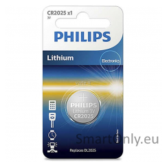 Батарейки Philips CR2025, 5 шт.