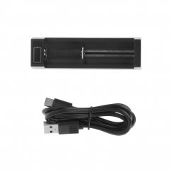 Cilindris ličio jonu akumulatora lādētājs 18650 Xtar ANT MC1 Plus micro USB-B