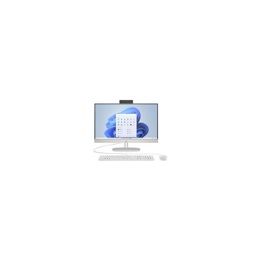 Stacionārais dators Hewlett Packard (HP) „HP All-in-One“ dators 24-cr0103ng [60,5 cm (23,8 collu) FHD ekrāns, „Intel i5-1335U“,