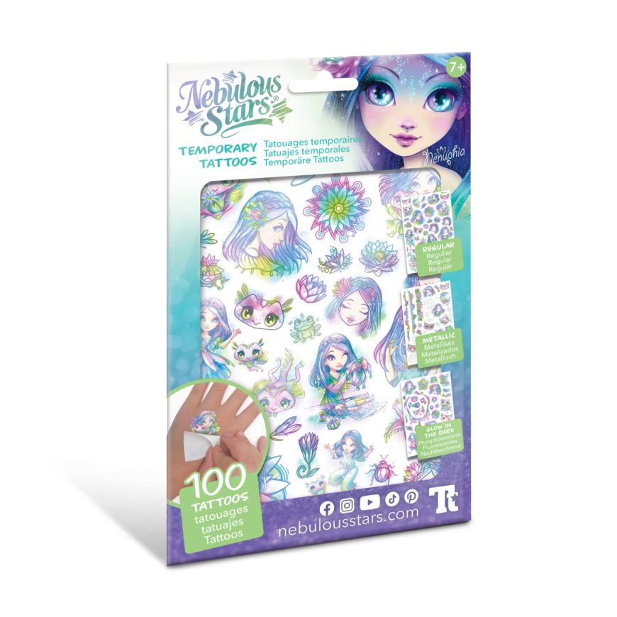 NEBULOUS STARS Temporary Tattoos Set - Asst., 11410