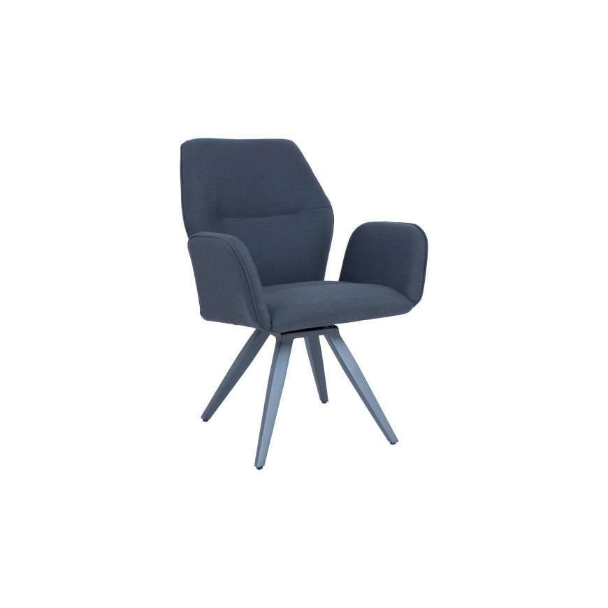 Dark TOMSON Chair, swivel, dark gray