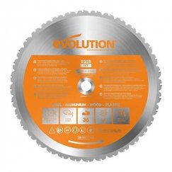 Evolution Multitasking TCT Multitasking Pjūklas RAGE 355mm 36z (EVO-355-MULTI)
