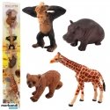 Lean Toys realistlikud metsloomade figuurid 6-9 cm, 4 tk.
