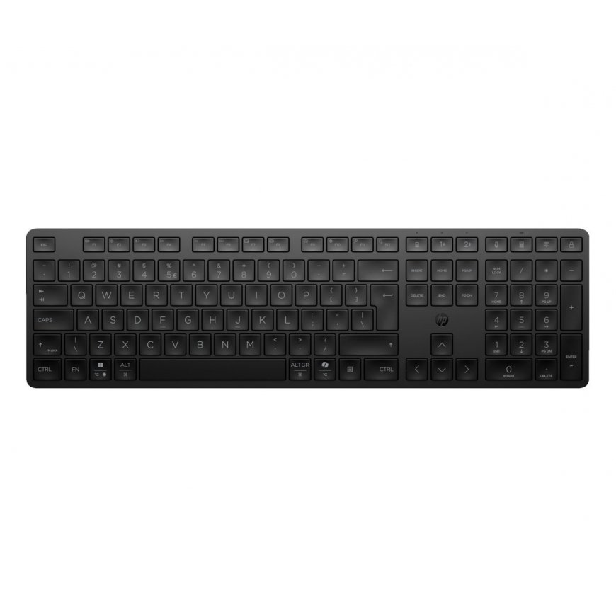 Hewlett Packard (HP) HP bezvadu daudzierīču divu režīmu tastatūra 495K CZ-SK