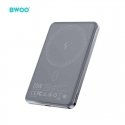 BWOO Ultra Slim Power Bank 5000mAh with magnetic charging P79 Gr BWOO Ultra Slim Power Bank 5000mAh with magnetic charging P79 Gr
