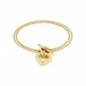 Tommy Hilfiger Kullatun toggle-sydänranneketju 2780970 Tommy Hilfiger Kullatun toggle-sydänranneketju 2780970