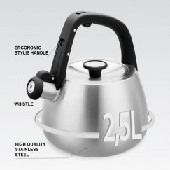 Kann Maestro MR-1318 2,5 l Hõbe, Must