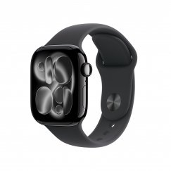 Apple Watch Series 11 OLED 42 mm Digitaalinen 374 x 446 pikseliä Kosketusnäyttö 5G musta Wi-Fi GPS (satelliitti)