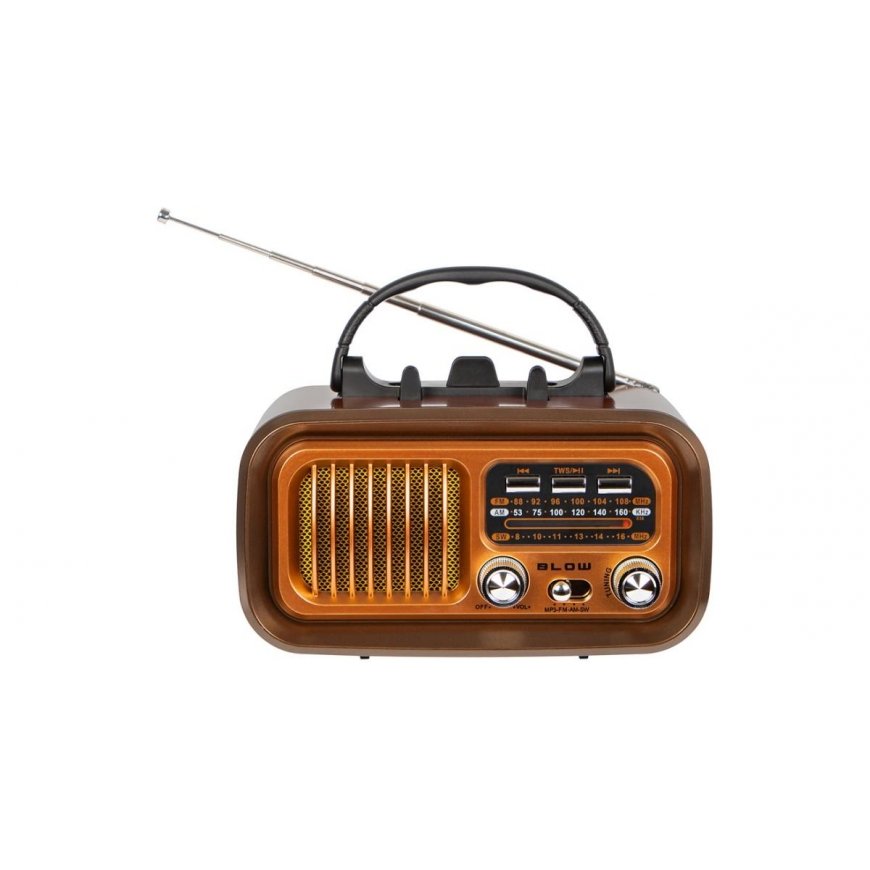 Portable analog AM/FM radio RA16 solar – 2