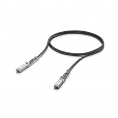 Ubiquiti UACC-DAC-SFP28-1M InfiniBand- ja kuituoptiikkakaapeli musta