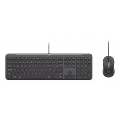 Logitech 920-013349 klaviatuur Hiir kaasa arvatud Kodu/kontor USB QWERTY US rahvusvaheline Grafiit