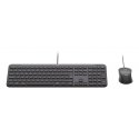 Logitech 920-013349 tastatūra Pele iekļauta Mājas/Biroja USB QWERTY US International Grafīts Logitech 920-013349 tastatūra Pele iekļauta Mājas/Biroja USB QWERTY US International Grafīts